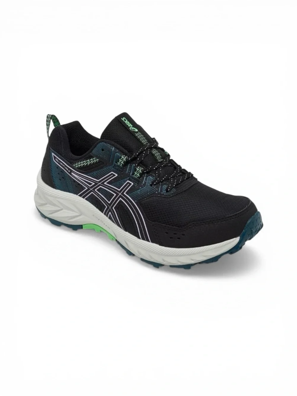 ASICS GEL Venture 9 Women's Trail Running Shoes Black Violet Blue Size 11 Wide